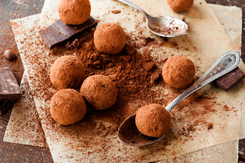 chocolate truffles
