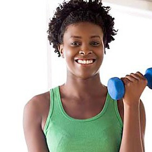 woman-lifting-free-weights